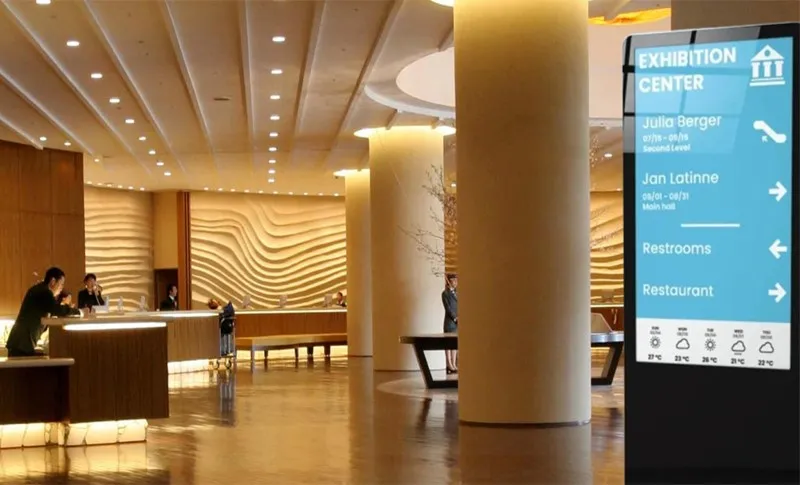 Gomany's hotels digital signage solution can differentiate hotels from their peers and highlight their own advantages